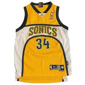 REEBOK Seattle SuperSonics Ray Allen Replica Jersey, Youth Medium
